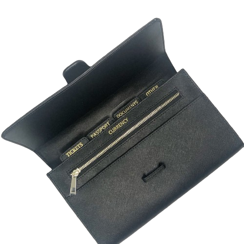 The Rachel Real Leather Travel Wallet – Organised Passport & Card Holder | Worth A Million