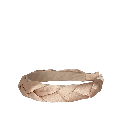 Nude Braided Headband – Minimalist Plaited Hair Accessory | Worth A Million