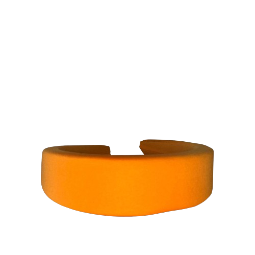 Bright Orange Smooth Headband – Minimalist Hair Accessory | Worth A Million