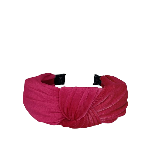 The Velvet Knot Headband in Burgundy – Soft Padded Hair Accessory | Worth A Million