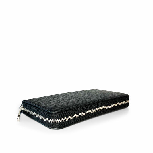 The Erin Real Leather Purse in Black – Compact Zip Wallet | Worth A Million