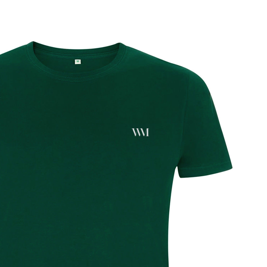 Dark Green Organic Cotton T-Shirt – Unisex Classic Fit Tee | Worth A Million