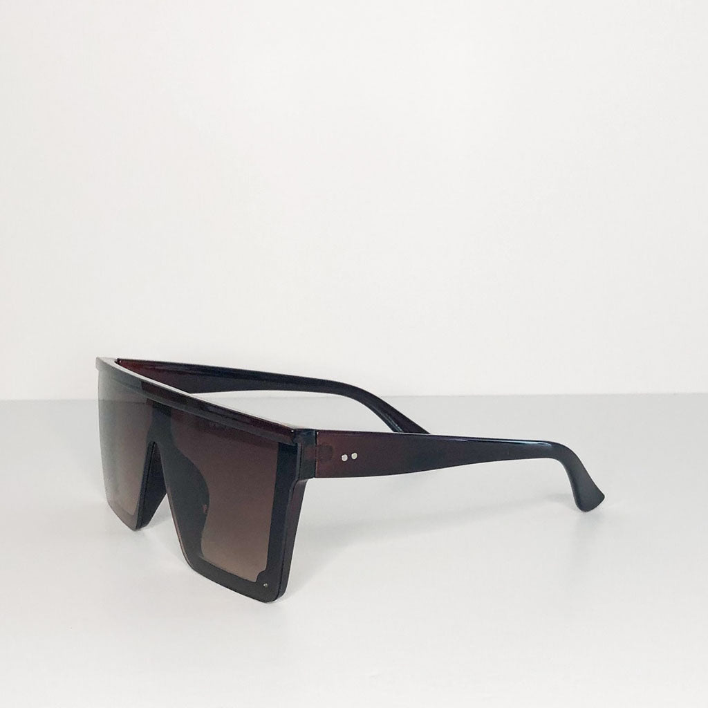 Oversized Square Flat Top Sunglasses – Bold Statement Shades | Worth A Million