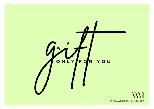 A gift for you digital gift card in green and black