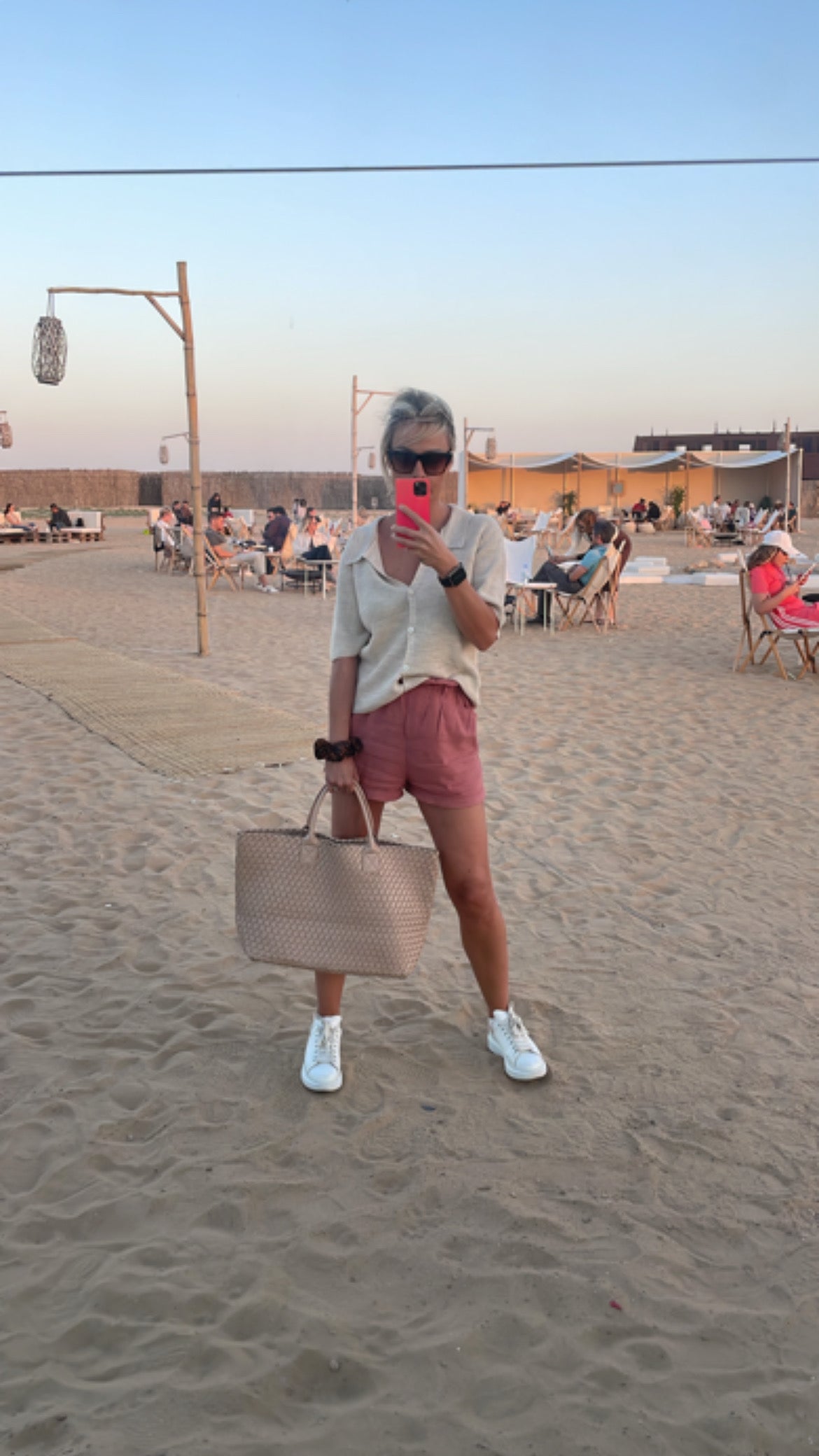 Nicola 2.0 Handwoven Vegan Leather Tote Bag – Champagne