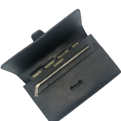 The Rachel Real Leather Travel Wallet – Organised Passport & Card Holder | Worth A Million