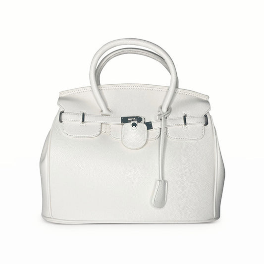 The Alice Medium Tote Bag in white