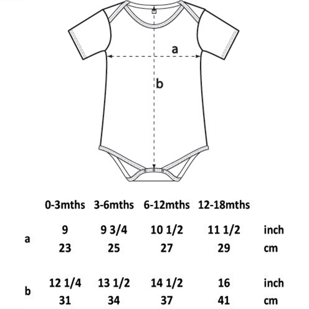 Organic Cotton Baby Grow in black