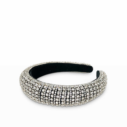 Clear Rhinestone Headband – Crystal Embellished Hair Accessory | Worth A Million