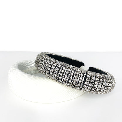 Clear Rhinestone Headband – Crystal Embellished Hair Accessory | Worth A Million