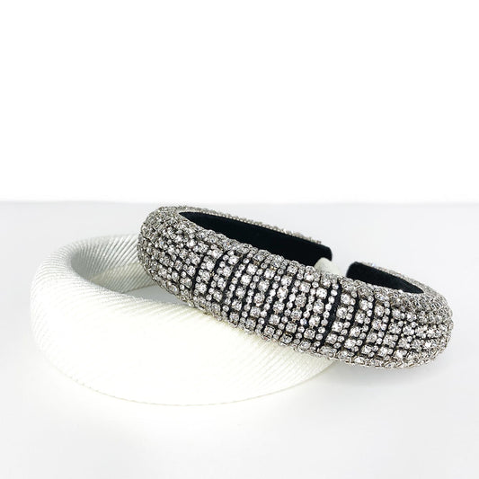 Clear Rhinestone Headband – Crystal Embellished Hair Accessory | Worth A Million