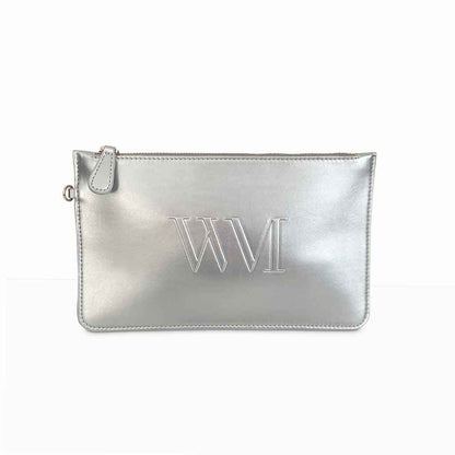Nicola 2.0 Handwoven Vegan Leather Tote Bag – Silver