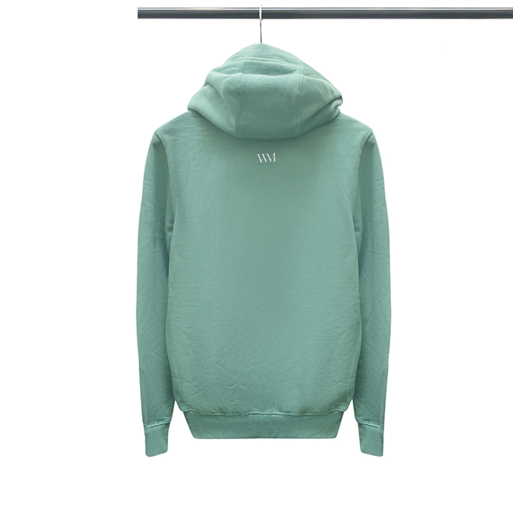 Unisex Organic Cotton Pullover Hoodie in sage