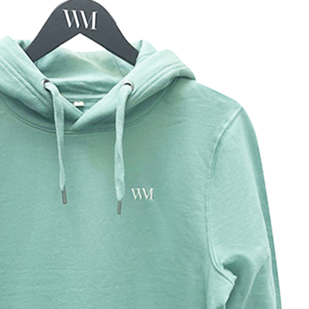 Unisex Organic Cotton Pullover Hoodie in sage