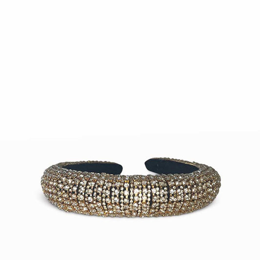 Jewelled Headband in gold