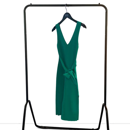 Green Ribbed Midi Bodycon Dress – Resort Collection | Worth A Million