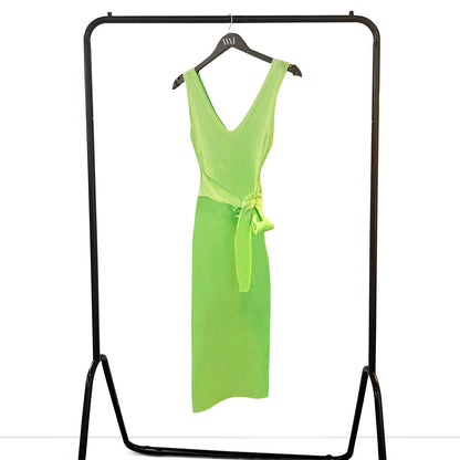 Lime Ribbed Midi Bodycon Dress – Resort Collection | Worth A Million