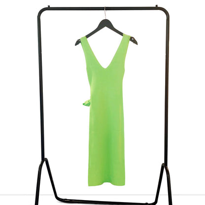 Lime Ribbed Midi Bodycon Dress – Resort Collection | Worth A Million