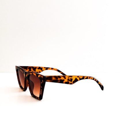 Tortoise Shell Square Sunglasses – Classic Neutral Statement Shades | Worth A Million