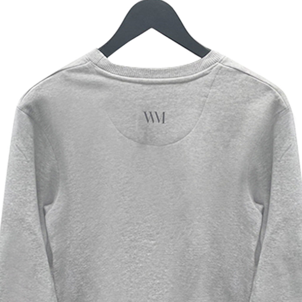 Unisex Organic Cotton Sweater in grey