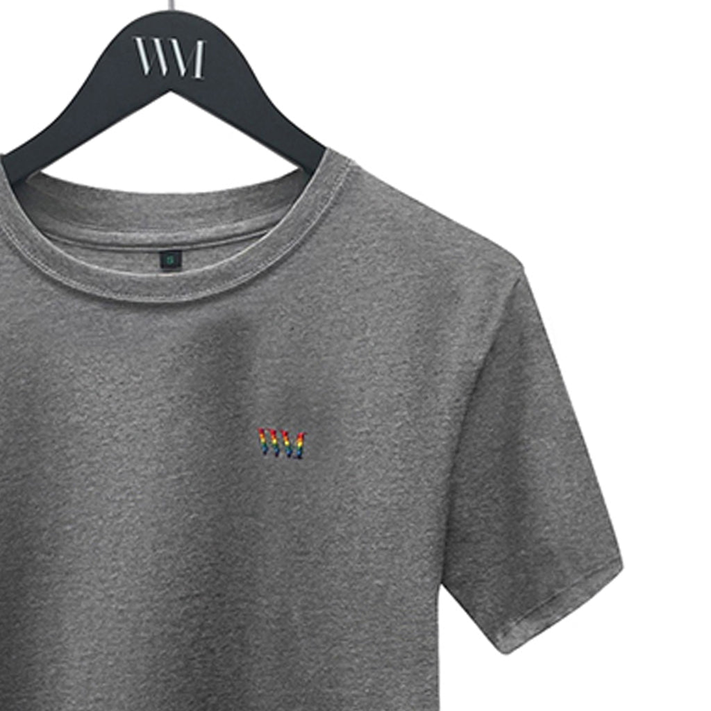 Unisex #IAmWorthAMillion Organic Cotton T-shirt in grey