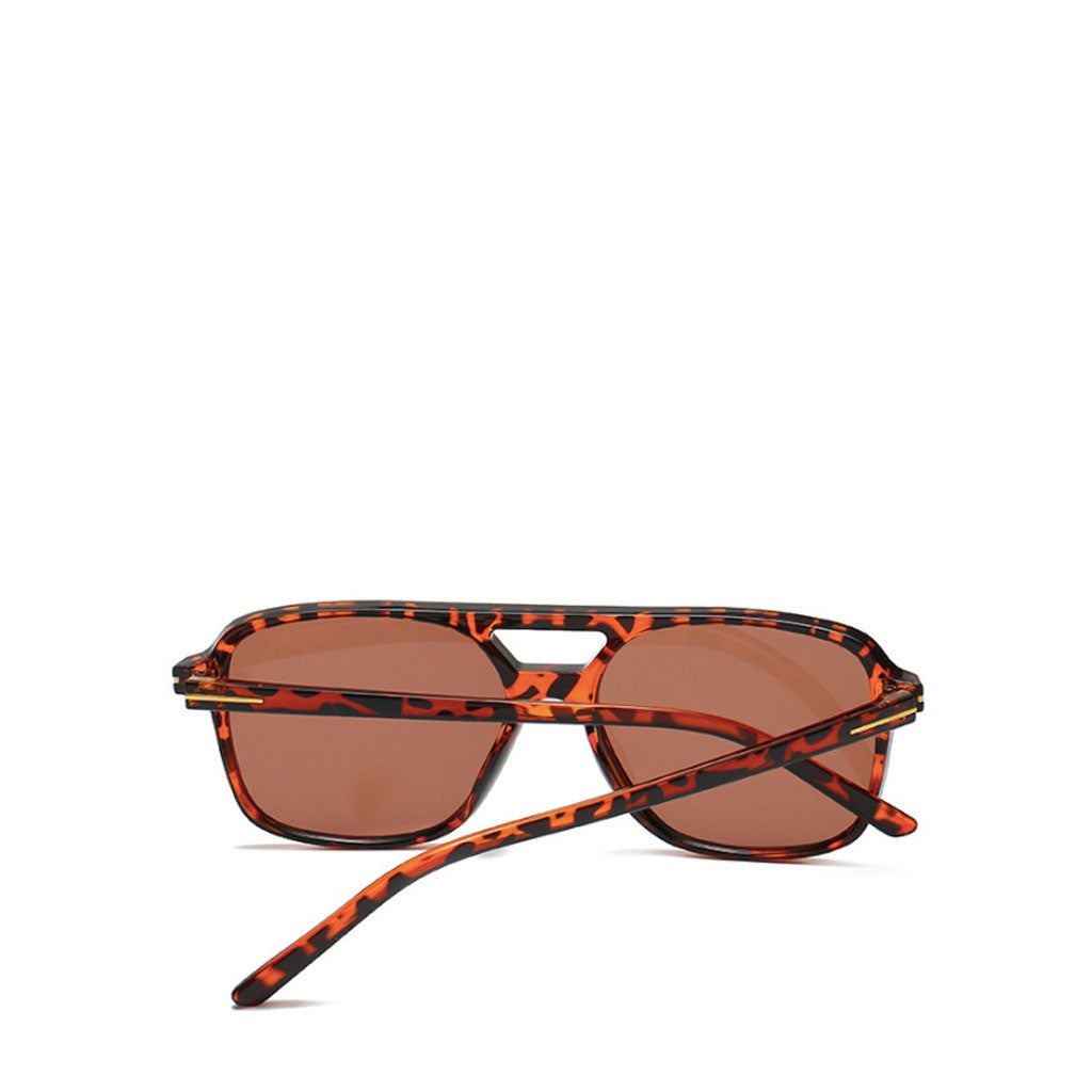 Vintage Aviators in leopard