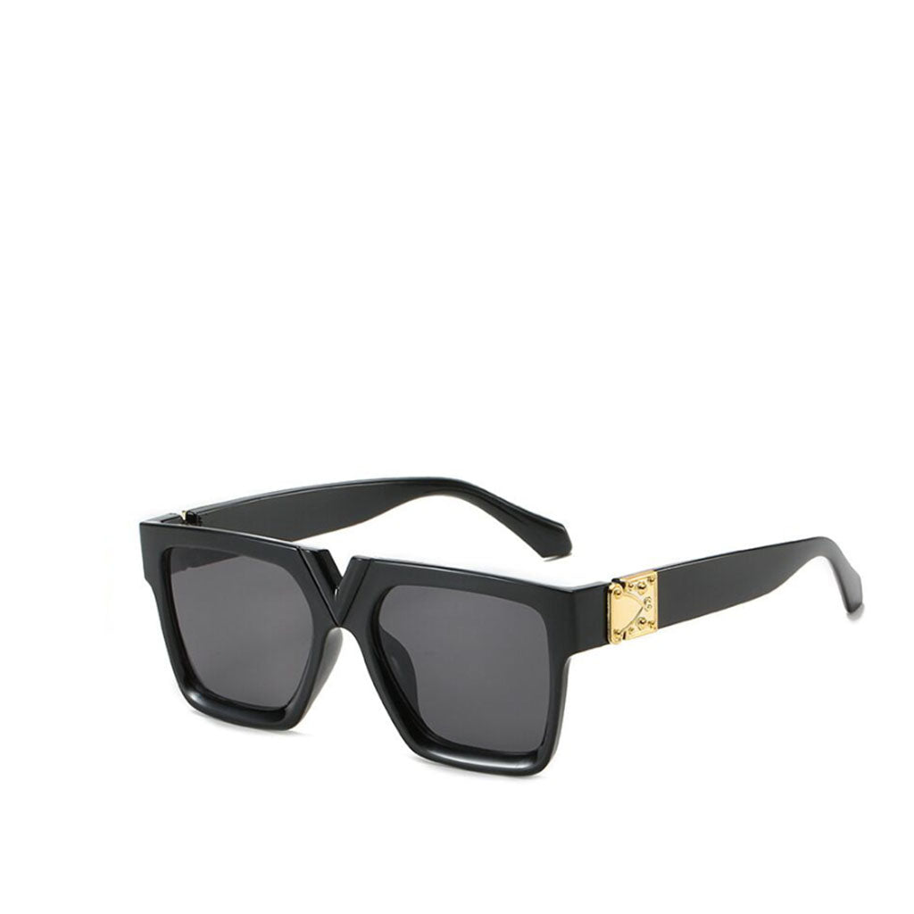 Square V Sunglasses in black