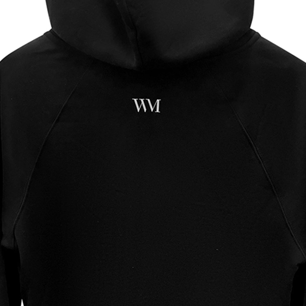 Unisex Organic Cotton Zip-Up Hoodie in black